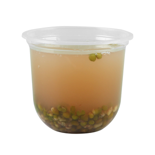 绿豆汤打包杯商用一次性装绿豆沙专用杯子带盖糖水冰沙牛乳杯摆摊