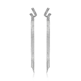 独特纯银长款流苏耳饰耳环耳坠2026新款爆款高级感轻奢女银针耳线