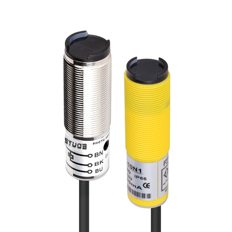耐高温漫反射光电开关UX-50R-N1对射传感器NPN三线常开TX-40R-P1
