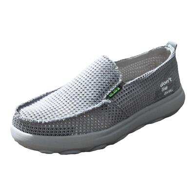 镂空网面低帮懒人鞋透气防滑软底