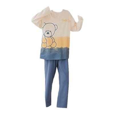 男款睡衣长袖纯棉薄款春秋款秋季