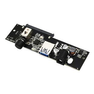 联存2.5/3.5英寸台式机SATA硬盘USB3.0转接板SSD固态读盘器JMS578