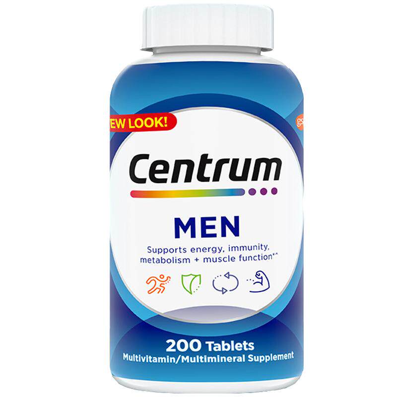 【自营】美国CENTRUM善存成人男复合维生素男性多种矿物质200粒