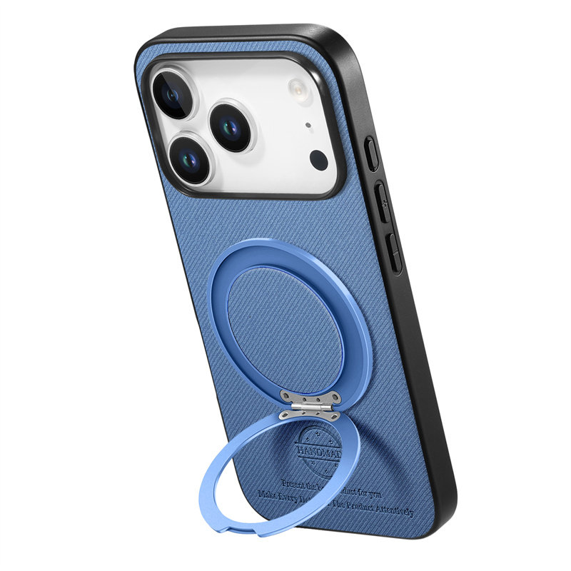 带360旋转支架适用苹果18pro手机壳新款iPhone17promax指环扣16e折叠支点15plus布纹14软边i13车载磁吸12外壳