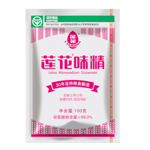 老牌莲花味精100g家用代替鸡精炒菜煲汤提鲜无添加素颗粒调料