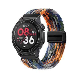 适用于高驰COROS PACE3/4表带pace pro磁吸编织回环腕带男APEX 2Pro智能户外专用运动配件女时尚替换带