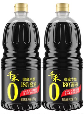 千禾180天酱油1.53kg*2御藏本酿