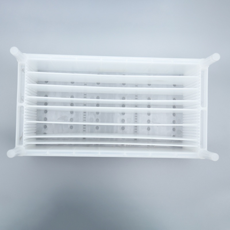 河南高脚塑料电池盒PP收纳盒车间锂电池周转聚合物盒物料物料盒