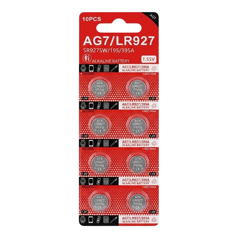 手表纽扣电池AG7/LR57/399等