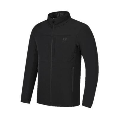 乔丹户外加绒保暖梭织风衣男生