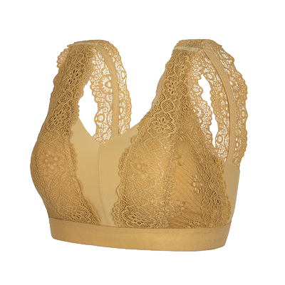 夏薄款养护型美背泰国乳胶聚拢蕾丝性感文胸