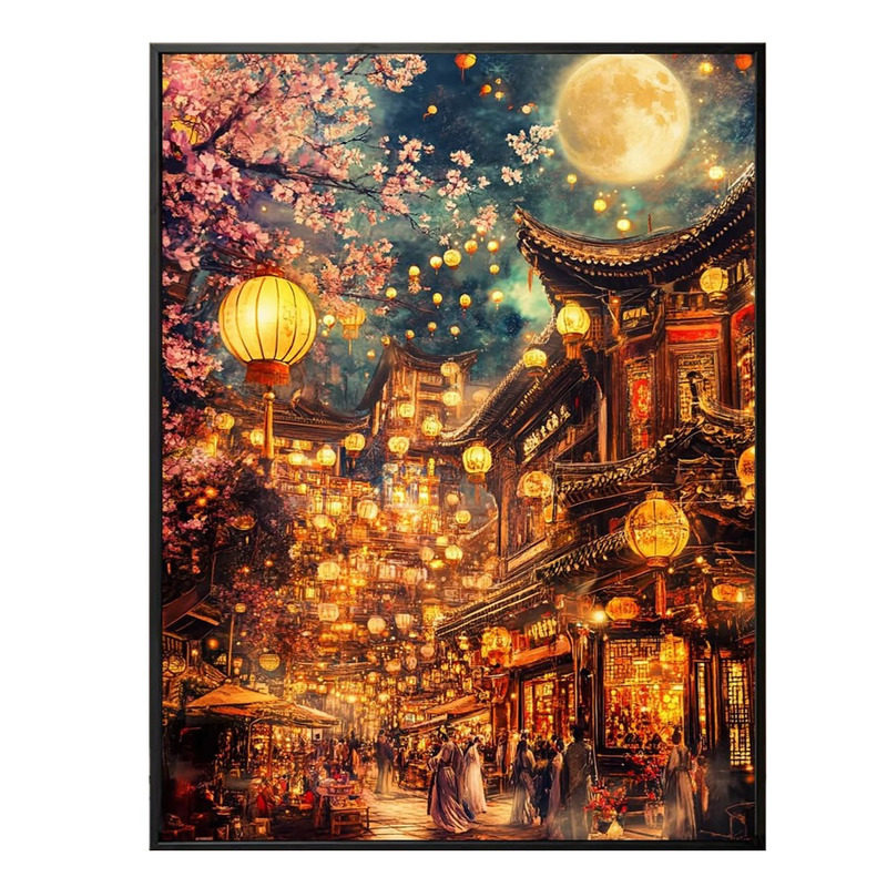 大唐盛世钻石画方钻满点钻十字绣