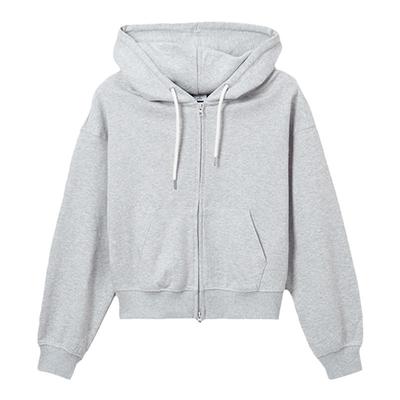 SPAO休闲纯色连帽开衫卫衣