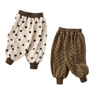 婧麒女童裤子春秋款儿童休闲长裤春秋季中童运动裤春装女宝宝卫裤