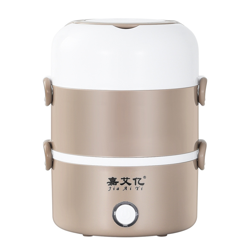 三层电热饭盒加热便当盒保温可插电自热蒸煮热饭菜上班族带饭神器