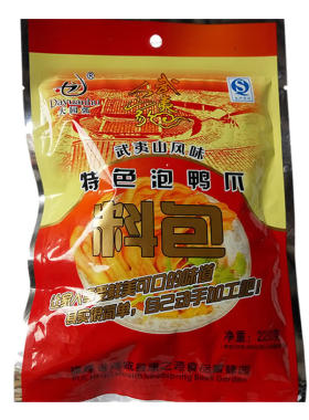 福建大园弧泡鸡鸭爪特色调料包