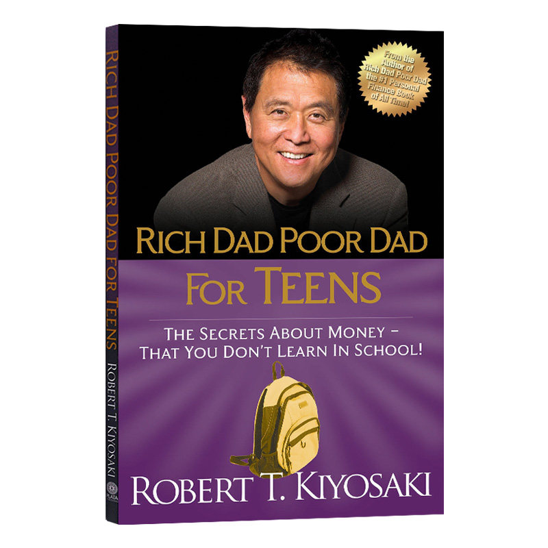 富爸爸穷爸爸关于钱的秘密 Rich Dad Poor Dad for Teens 英文原版金钱投资理财书籍 英文版 进口英语书