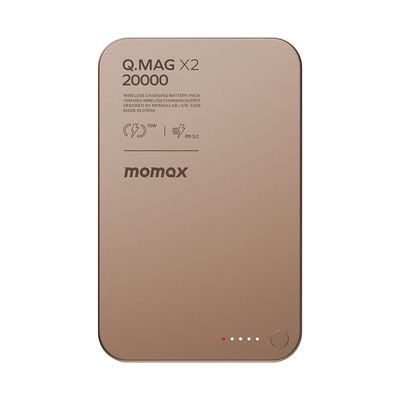 MOMAX摩米士磁吸充电宝15W快充MagSafe移动电源苹果华为适用定制