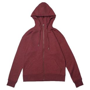 度物思仁春秋麻丝料女士连帽卫衣开衫天然汉麻抑菌透气薄绒外套