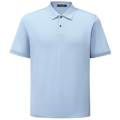 凉感科技易打理珠地网眼短袖POLO