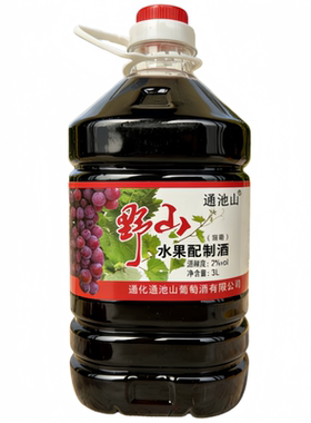 通化山葡萄配制酒2度3升桶装