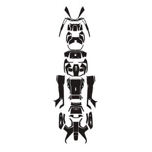 适用九号机械师二代MMAX2110P车身加厚装甲贴改装配件防水保护贴