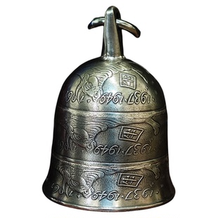 【币风堂】利比里亚三拼硬币生肖系列铃铛钥匙扣车挂挂件新年礼物