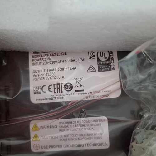 议价工程余货新的带包装A2台达2000W驱动器ASD-A2-2023-L