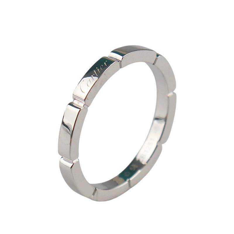 中古「95新时尚」Cartier(卡地亚)MAILLON 750白金58号B4083500