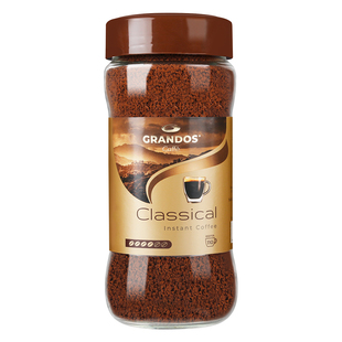 格兰特经典速溶黑咖啡粉无添加糖美式纯进口德国原装200g瓶装意式