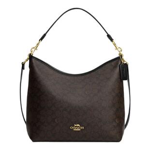 【新年礼物】COACH/蔻驰Laurel新款大号流浪包老花单肩斜挎手提包
