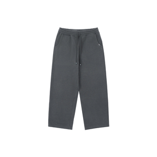 BODYDREAM400G重磅加绒卫裤黑色裤子男冬休闲裤Gery格雷系运动裤