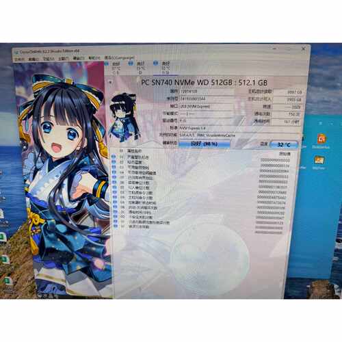 WD SN740 512G，M.2 2230短尺寸，PCIe