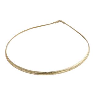 法式极简金属素圈项圈女2025年新款夏choker颈链蛇骨链锁骨链项链