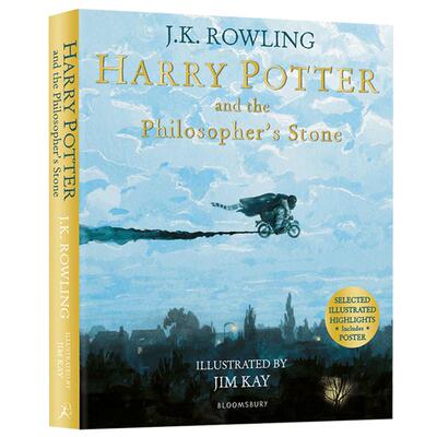 哈利波特与魔法石1 插图版 英文原版 Harry Potter and the Philosopher’s Stone Illustrated Edition JK罗琳 英文版进口书籍