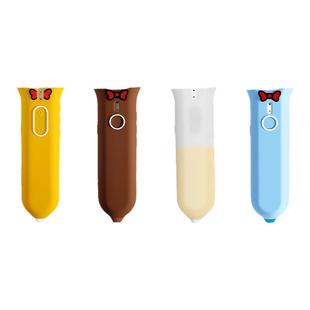 适用于小鸡球球点读笔保护套小猴皮皮保护套豚小蒙保护套儿童早教英语点读笔收纳盒可爱挂绳便携手提绳笔袋