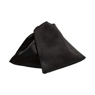 轻奢黑色布艺贝壳三角抓夹女后脑勺高级感高发夹头饰韩版鲨鱼夹子