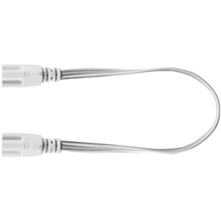 LED灯管连接线T5 T8通用插头对接线30厘米带转弯连接头1米