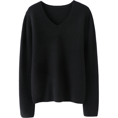 启超高端100%纯山羊绒衫