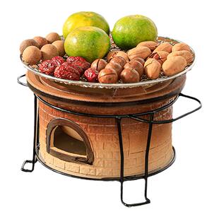 围炉煮茶壶炭火茶炉取暖炭烧茶炉罐罐茶煮茶器炭炉陶瓷户外烧烤炉