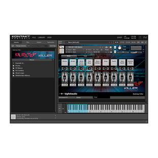 回响贝斯电子音乐节奏合成器Big Fish Audio Dubstep Killer音源