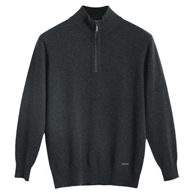 时尚套头米皇纯色山羊绒衫半高领