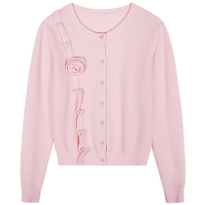 落落狷介羊毛可外穿毛衣女