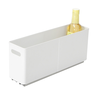 窄款夹缝置物架抽拉式调料架厨房10cm极窄拉篮橱柜免安装滑轨收纳