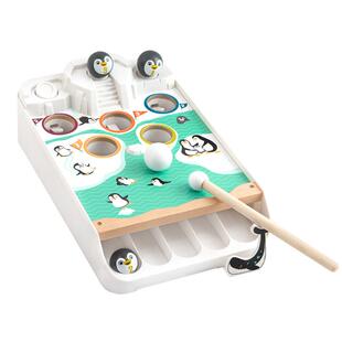 特宝儿阿德利企鹅滚雪球桌面游戏开发智力早教启蒙儿童益智类玩具