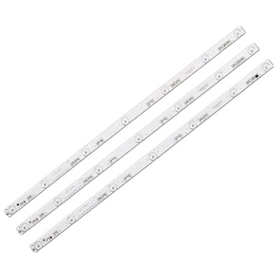 适用乐华32S230 32S560 LED32C370 32L21灯条适用铝板3条7灯一套