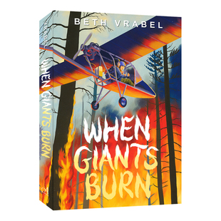 When Giants Burn 青少年飞行员与森林野火 社群与个体 章节小说 英文原版进口儿童图书