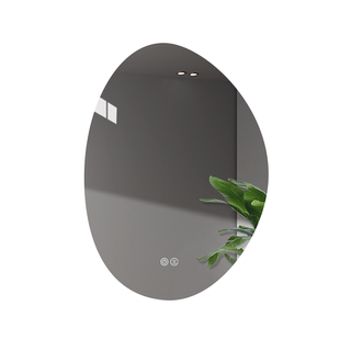 不规则椭圆异形智能浴室镜带灯厕所卫浴镜子卫生间洗漱化妆镜壁挂