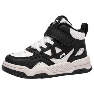 贵人鸟儿童棉鞋男童鞋子运动鞋2026新款冬季加绒加厚防滑户外板鞋