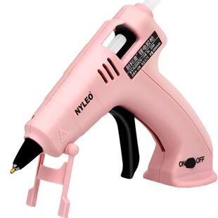 nyleo热熔胶枪无线儿童手工家用安全不插电锂电池USB充电款热熔枪